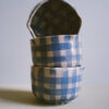 Tea Ceremony Cup | Blue Checked - Image 4