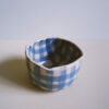 Tea Ceremony Cup | Blue Checked