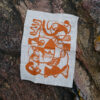 Linen Tea Towel | Ink Painting