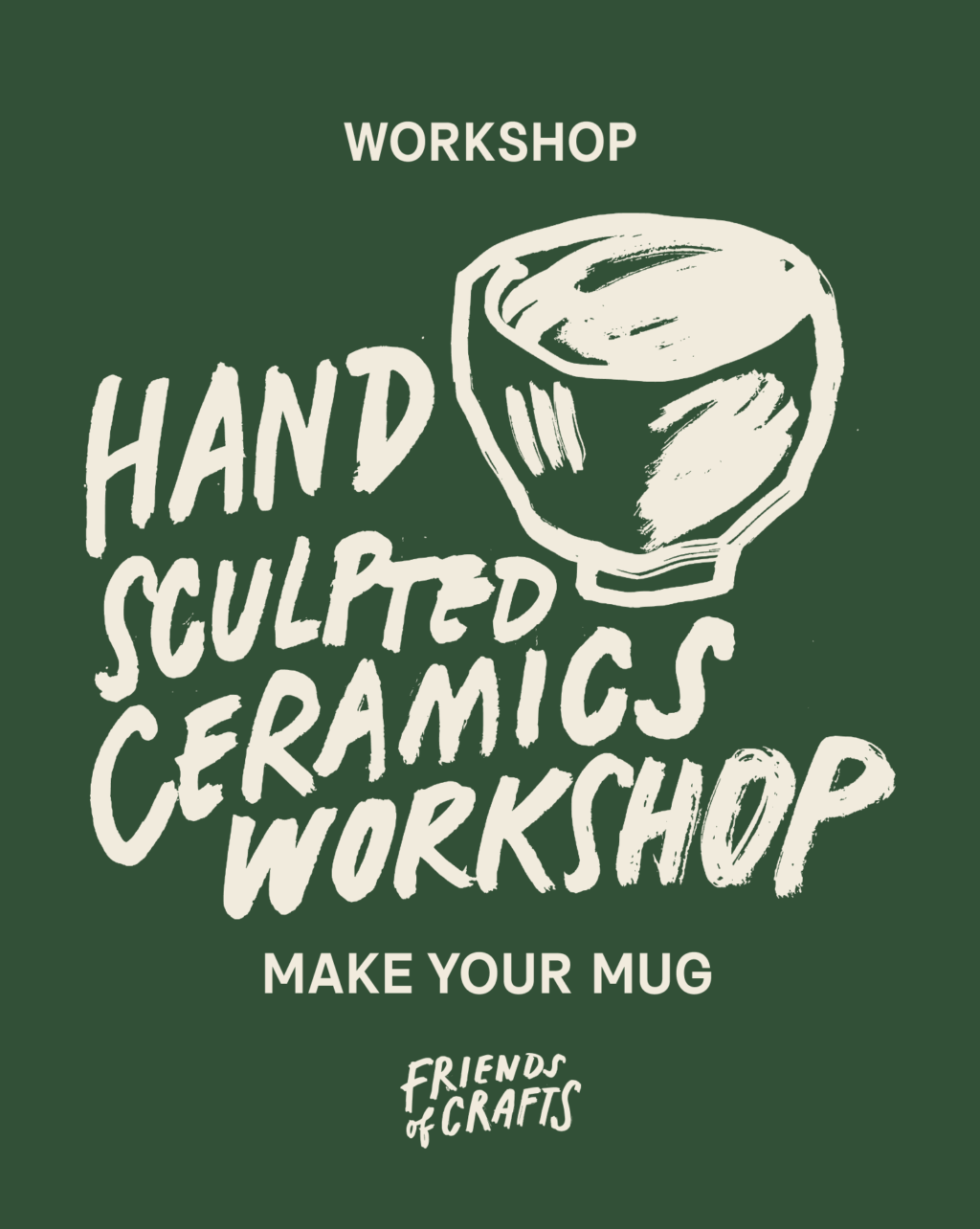 Ceramics Workshop - Hand-sculpt Your Mug (in Czech)