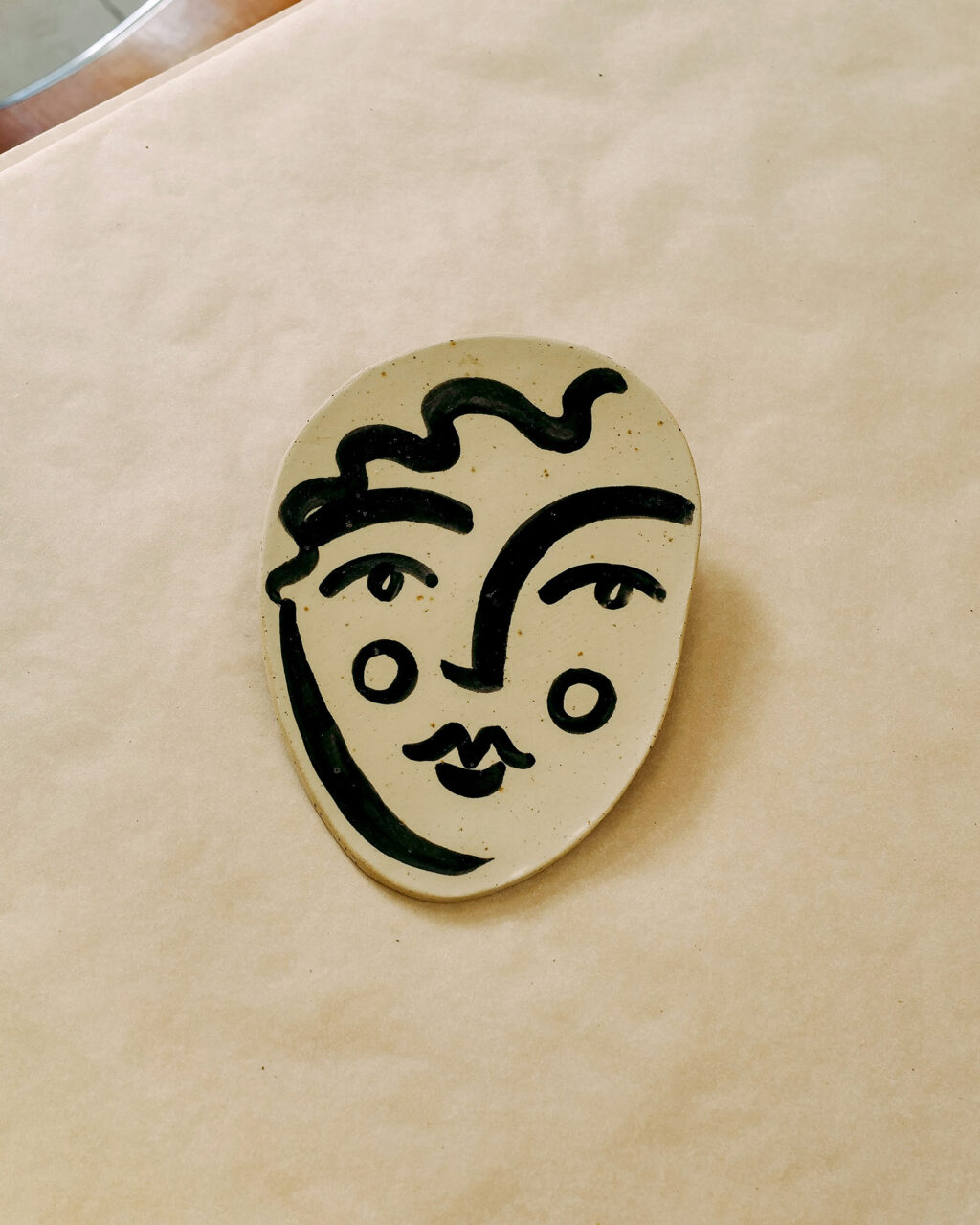 Hand-painted Ceramic Wall Mask